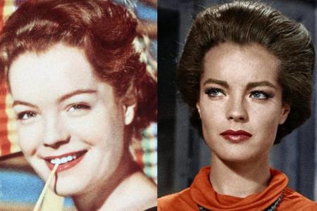 Die zwei Gesichter von Romy Schneider: Strahlend (l.) in 