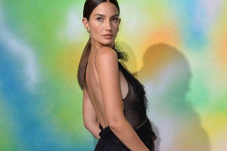 Model Lily Aldridge zeigt in New York stolz ihren Babybauch