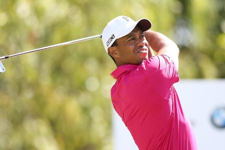 Tiger Woods kann sich über sein gelungenes Comeback freuen Tiger Woods kann sich über sein gelungenes Comeback freuen