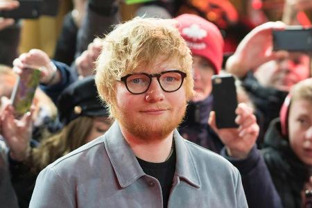 Ed Sheeran, hier auf der Berlinale, besuchte am Wochenende ein Kinderkrankenhaus Ed Sheeran, hier auf der Berlinale, besuchte am Wochenende ein Kinderkrankenhaus