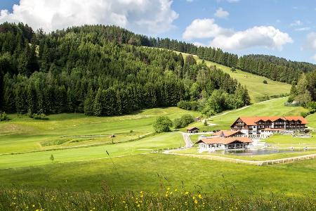 Idylle pur: Die Wiesen rund um das Haubers Naturresort. Die Landschaft lädt in den Spätsommertagen zum Wandern ein. Idylle pur: Die Wiesen rund um das Haubers Naturresort. Die Landschaft lädt in den Spätsommertagen zum Wandern ein.