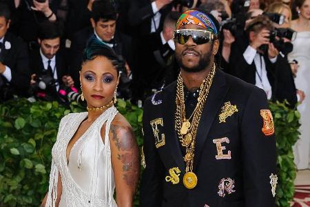 US-Rapper 2 Chainz und Kesha Ward auf der Met Gala 2018