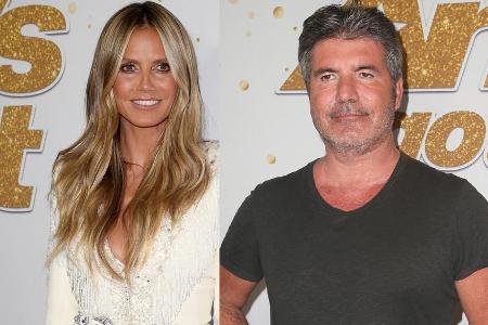 Heidi Klum und Simon Cowell sind seit 2015 Kollegen bei der Castingshow Heidi Klum und Simon Cowell sind seit 2015 Kollegen bei der Castingshow