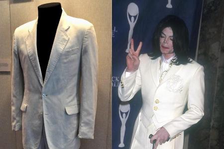 Michael Jackson trug gerne die Farbe Weiß, nicht nur für sein 