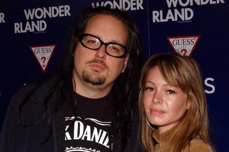 Jonathan Davis mit seiner Frau Deven im Jahr 2003