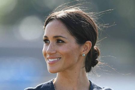 Den Blick in Richtung ihrer hoffentlich rosigen Zukunft gerichtet: Herzogin Meghan