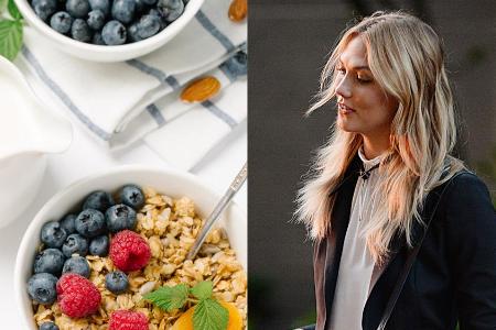 Für einen guten Start in den Tag schwört Supermodel Karlie Kloss auf ein gesundes Frühstück