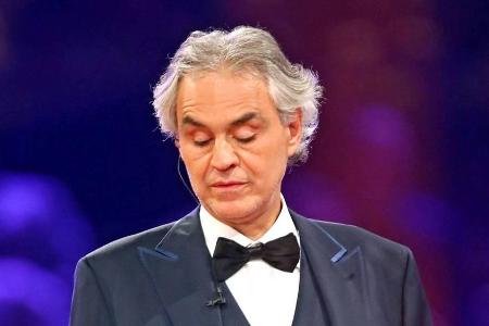 Andrea Bocelli bei einem Auftritt im Januar