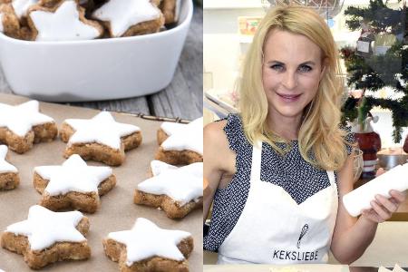 Designerin Sonja Kiefer im letzten Jahr in der Weihnachtsbäckerei in München