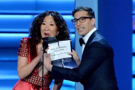 Sandra Oh und Andy Samberg stehen am 6. Januar wieder gemeinsam auf der Bühne