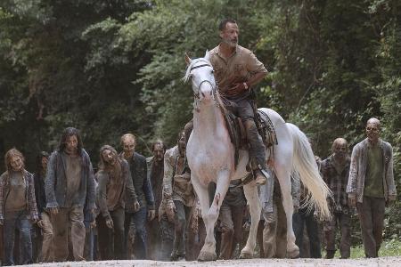 Rick Grimes (Andrew Lincoln) gibt auch in der neunten Staffel 