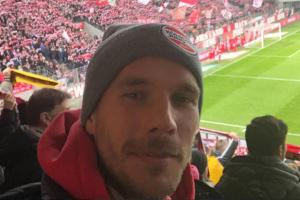 Lukas Podolski im Rheinenergiestadion