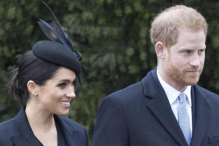 Prinz Harry und Meghan feierten Weihnachten zusammen mit der königlichen Familie in Sandringham