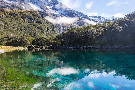 Das Wasser im Blue Lake verdient nur ein Adjektiv: kristallklar