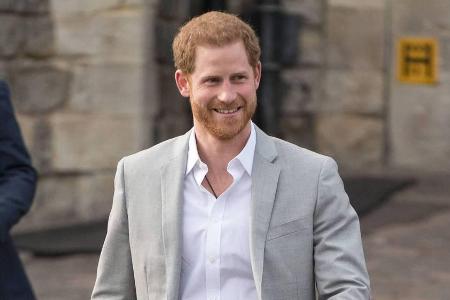 Prinz Harry am Freitagabend vor Schloss Windsor