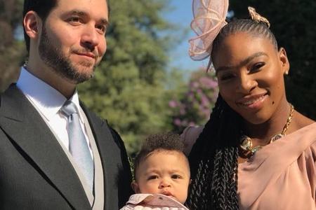 Alexis Ohanian mit Ehefrau Serena Williams und der gemeinsamen Tochter Alexis Olympia Ohanian, Jr.