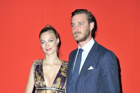 Beatrice Casiraghi mit ihrem Mann Pierre im Juni 2017