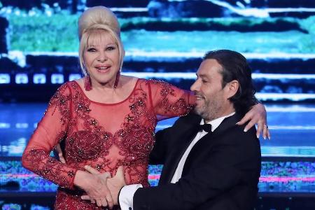 Wiedervereint auf der TV-Tanzfläche: Ivana Trump mit ihrem Ex-Mann Rossano Rubicondi