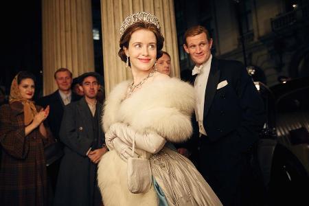 Claire Foy und Matt Smith in der ersten Staffel von Claire Foy und Matt Smith in der ersten Staffel von