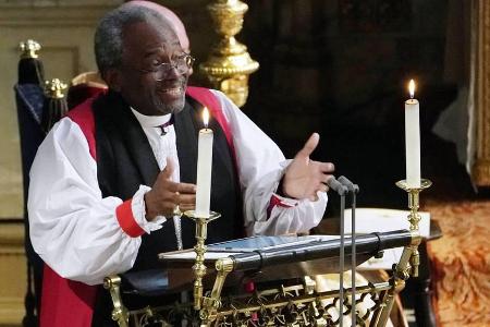 US-Bischof Michael Curry mischte die Royal Wedding auf