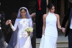 Hochpolitisch bis Hollywood: Meghan Markles kluge Brautkleiderwahl