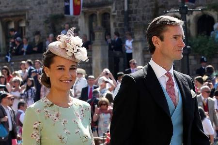 Strahlend schön wie immer: Pippa Middleton mit ihrem Mann James Matthews auf der Royal Wedding