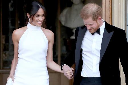 Herzogin Meghan und Prinz Harry auf dem Weg zur Party ins Frogmore Haus