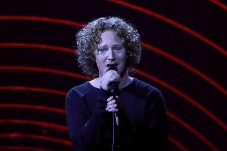 Michael Schulte während seines Auftritts beim ESC in Lissabon