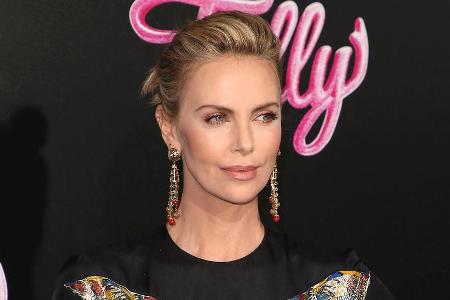 Charlize Theron im April 2018 bei der Premiere von 