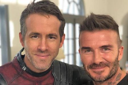 Ryan Reynolds (links) und David Beckham verstehen sich privat deutlich besser als vor der Kamera Ryan Reynolds (links) und David Beckham verstehen sich privat deutlich besser als vor der Kamera