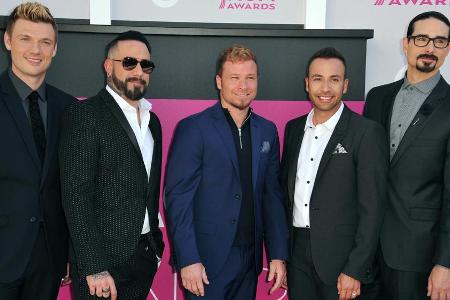 Die Backstreet Boys auf einer Veranstaltung 2017 Die Backstreet Boys auf einer Veranstaltung 2017