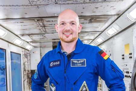 Bestens vorbereitet für den Flug ins All: Astronaut Alexander Gerst