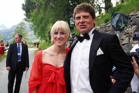 Jan Ullrich und seine Sara auf der Hochzeit von Boris und Lilly Becker im Jahr 2009