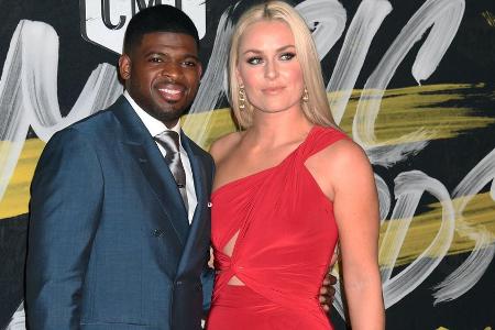 Nashville, Tennessee: Lindsey Vonn erscheint zusammen mit P.K. Subban auf dem roten Teppich der CMT Music Awards