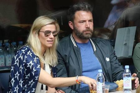 Ben Affleck und Lindsay Shookus bei den US Open in New York