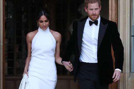 Das zweite Hochzeitskleid trug Meghan Markle dann schon als Herzogin Meghan