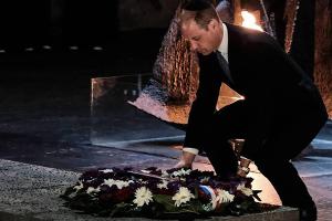 Prinz William in Israel: Er zollt den Opfern des Holocausts Respekt