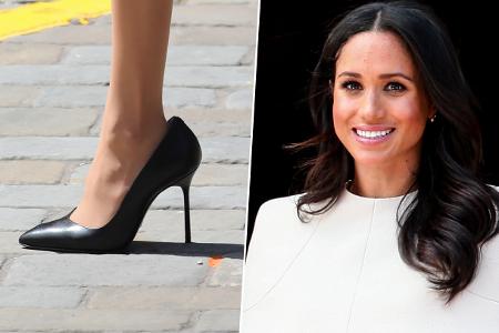 Herzogin Meghan trägt gern zu große Schuhe