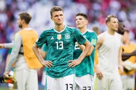 Thomas Müller kann seine Tränen nach der Pleite nicht zurückhalten