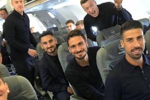 Nächster Halt, Russland: Die DFB-Jungs sind zur WM aufgebrochen