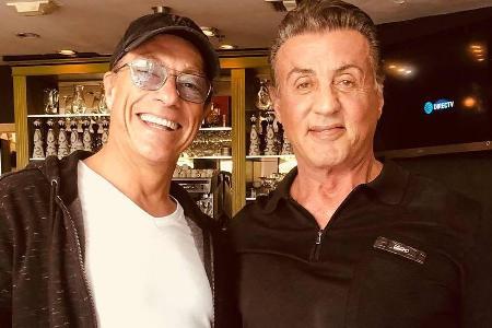 Trotz fortgeschrittenem Alter noch top in Form: Jean-Claude Van Damme und Sylvester Stallone Trotz fortgeschrittenem Alter noch top in Form: Jean-Claude Van Damme und Sylvester Stallone