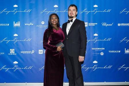Motsi Mabuse mit ihrem Mann Evgenij Voznyuk auf dem Semperopernball Motsi Mabuse mit ihrem Mann Evgenij Voznyuk auf dem Semperopernball