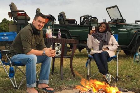 Ostern am Lagerfeuer: Motsi Mabuse und ihr Mann verbringen Ostern in Südafrika Ostern am Lagerfeuer: Motsi Mabuse und ihr Mann verbringen Ostern in Südafrika