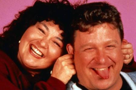 Roseanne Barr und John Goodman spielen im 