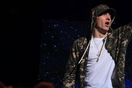 Bald geht er wieder auf Tour: Rapper Eminem bei einem Auftritt im Jahr 2013