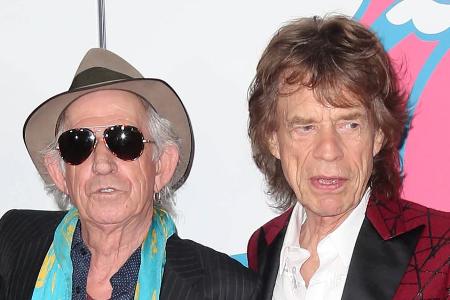 Keith Richards (l.) und Mick Jagger sind nicht immer einer Meinung