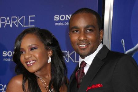 Nick Gordon mit seiner damaligen Freundin Bobbi Kristina Brown im August 2012