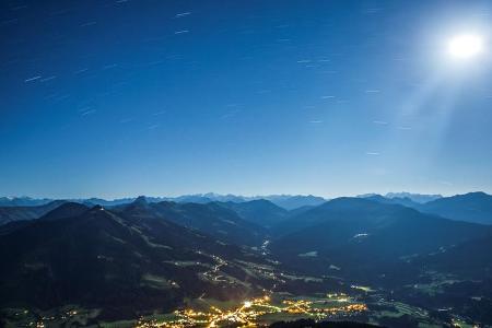 Die Kitzbüheler Alpen mit Westendorf im Vordergrund