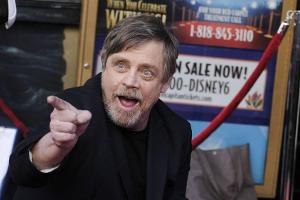 Mark Hamill enthüllt seinen Stern auf dem "Walk of Fame"