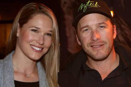 Ein Foto aus glücklicheren Zeiten: Bode Miller und Morgan Beck bei einem Ski-Event im Jahr 2017